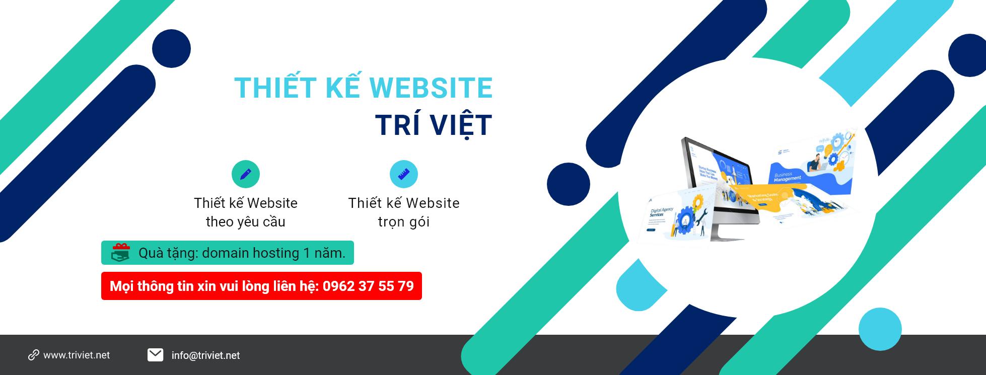 Thiết kế Web <br>TRÍ VIỆT
