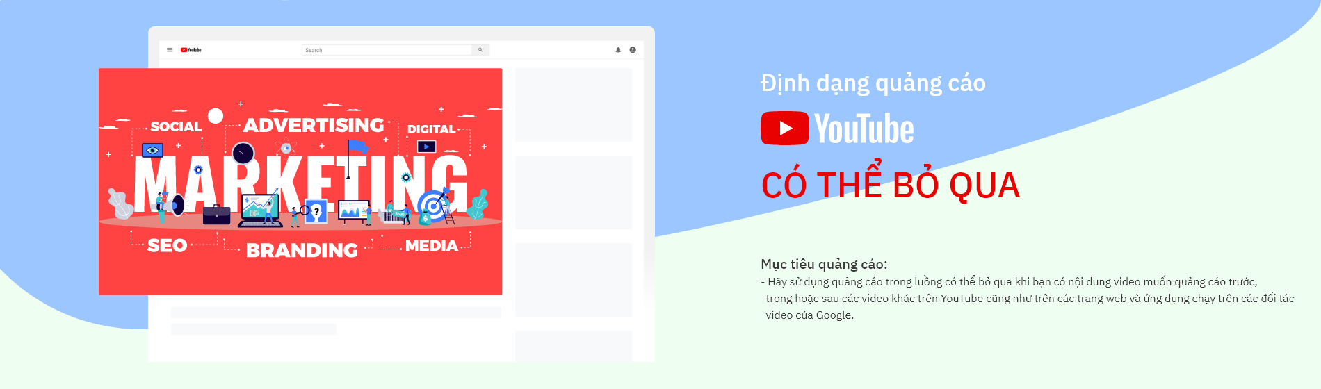 Quảng cáo trong luồng có thể bỏ qua