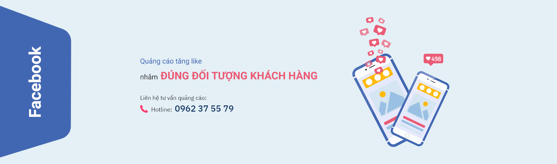 Quảng cáo Tăng Like